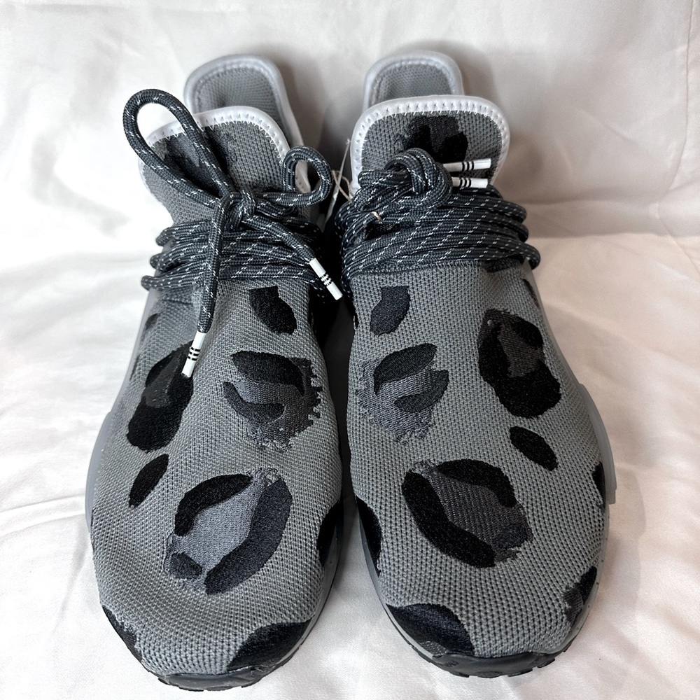 Brand new Grey & black Adidas Human Race sneakers sz. 9.5 m Open box / No BOX **